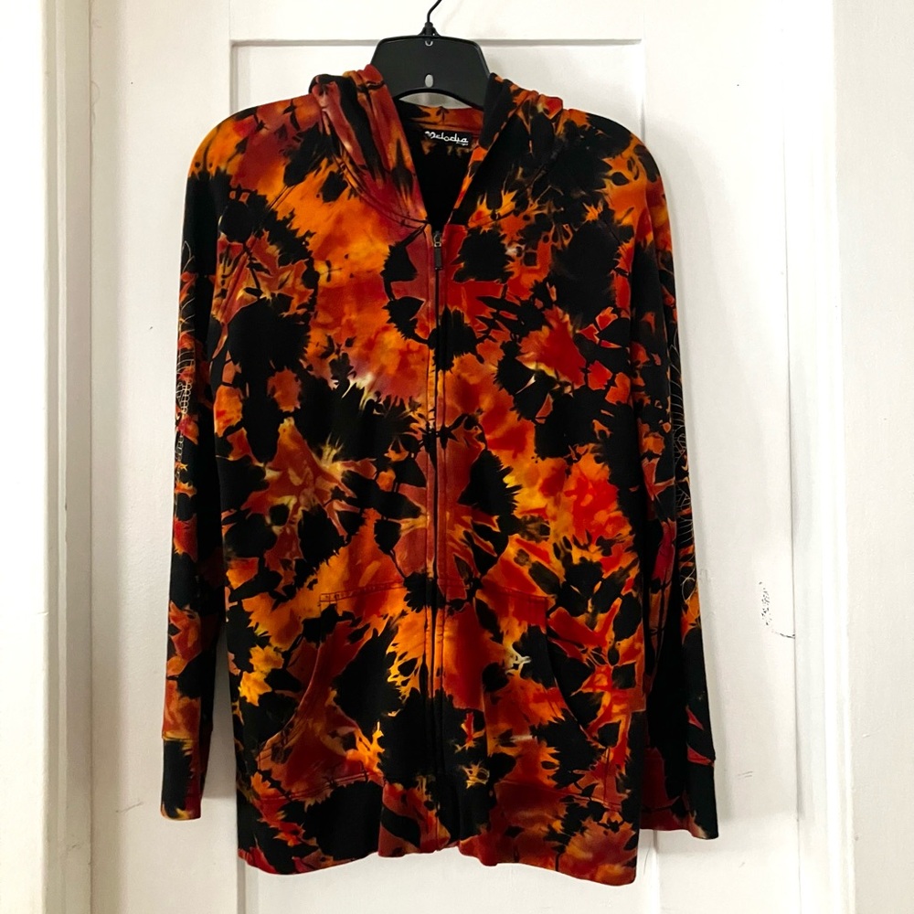 Melodia Designs Tie-Dye Zip-Up Hoodie